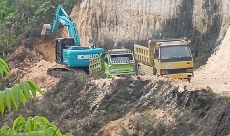 Aktivitas Galian C Ilegal di Leok Kabupaten Buol Foto Istimewa 