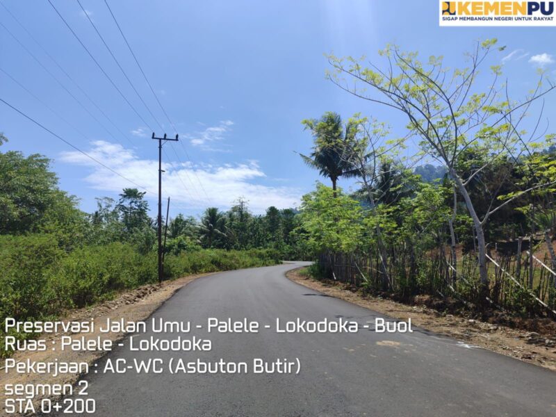 Foto Istimewa Dok PPK.1.1 BPJN Sulawesi Tengah 