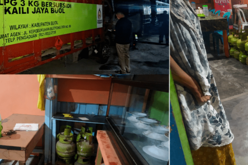 Jejak 50 Tabung LPG Bersubsidi yang Dibongkar Tengah Malam Membuka Dugaan Permainan Distribusi di Buol - Foto Istimewa Rahmat Salakea