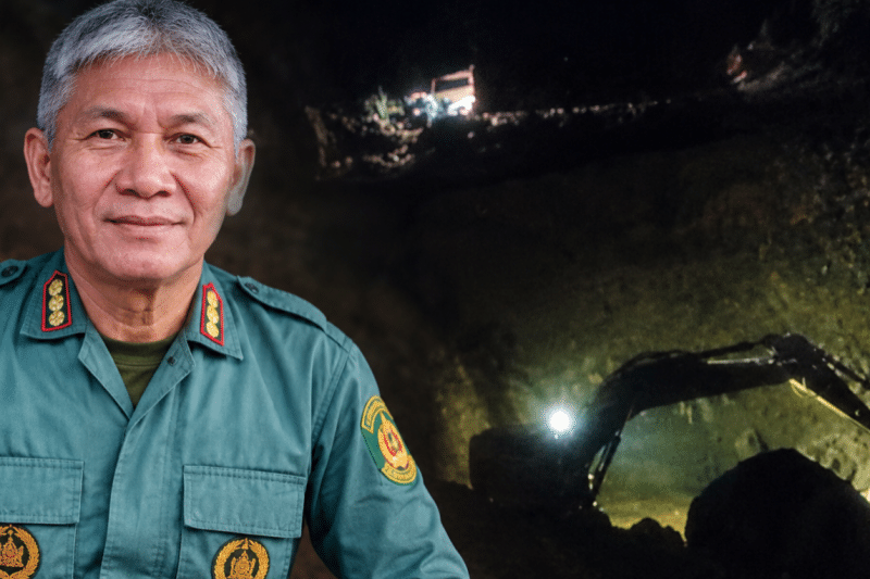  Nampak Alat berat Jenis Eksavator Belah Perut Bumi di Malam Hari di Lokasi PETI Dalam Kawasan Hutan Kecamatan Paleleh Barat Buol Sulawesi Tengah foto Ist- Tinombala.com