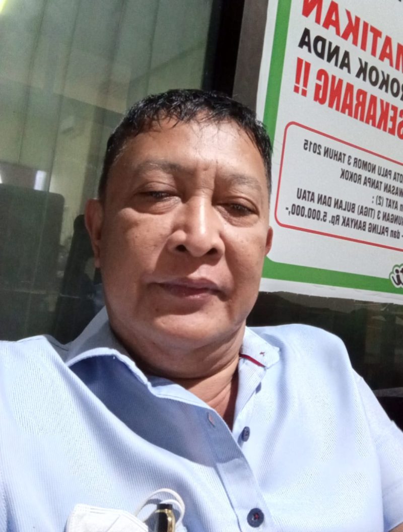 Foto Drs Adrian Tolinggi Perwakilan NCW Sulawesi Tengah